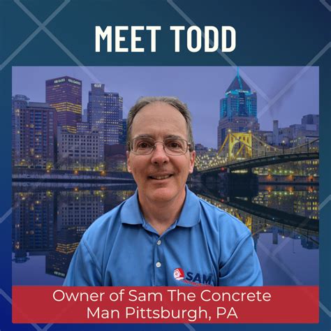 sam concrete man|sam the concrete man pittsburgh.